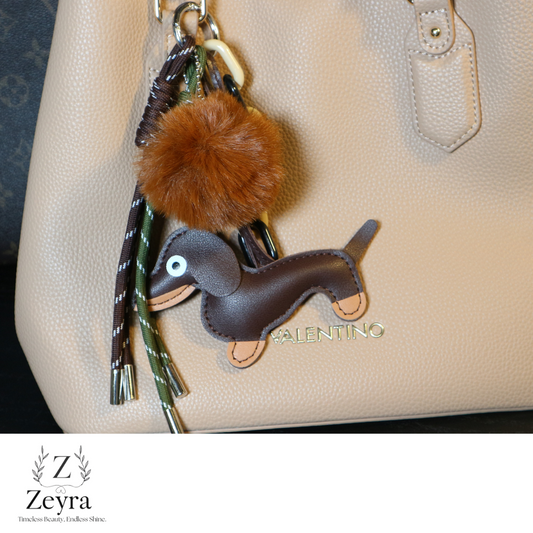 Zeyra Daxxie – Schlüsselanhänger im Dackel-Design mit verspielten Charms | Versand aus DE