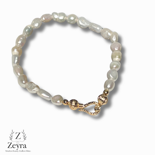 Zeyra Mira – Perlenarmband mit Goldhaken-Verschluss | Zeyra | Versand aus DE