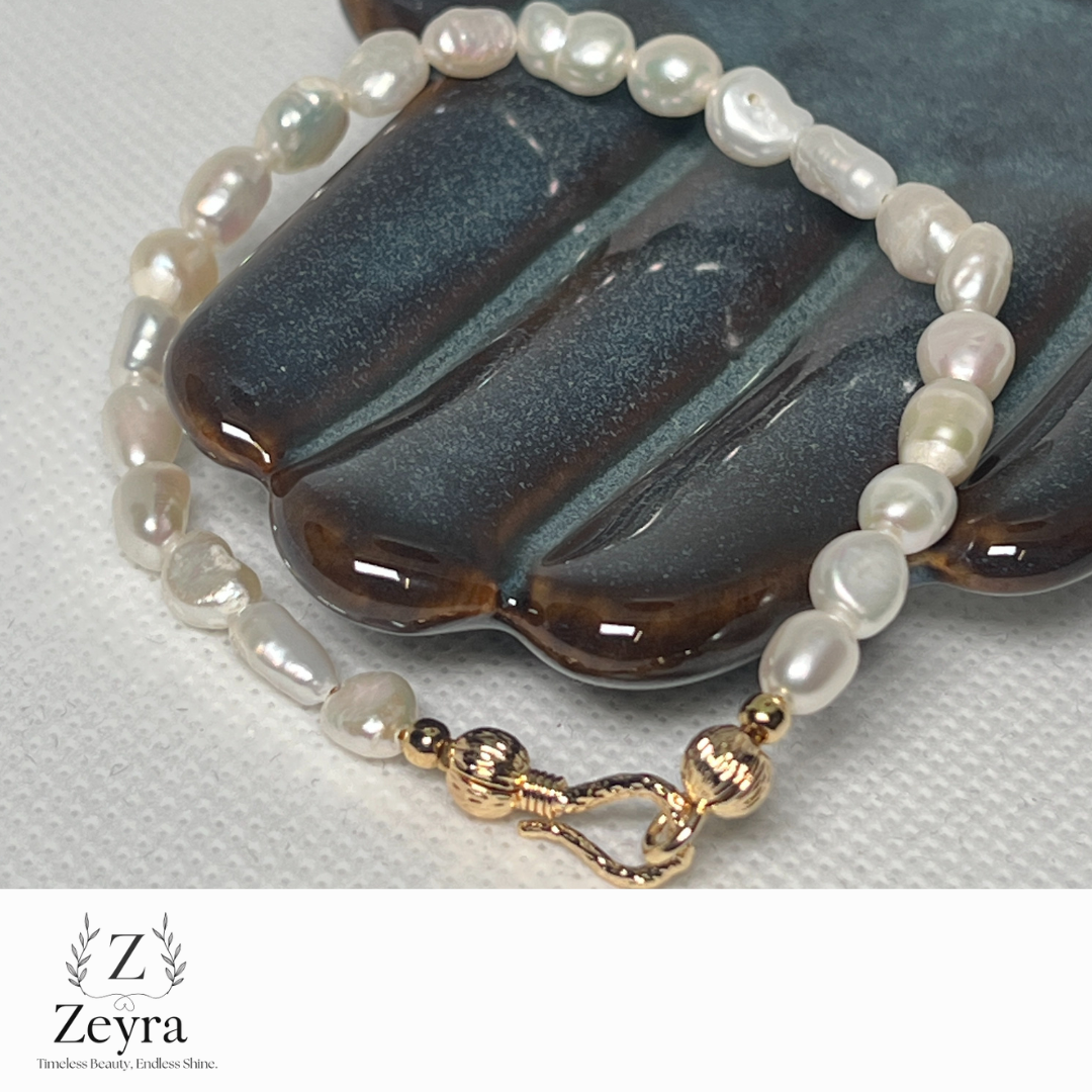 Zeyra Mira – Perlenarmband mit Goldhaken-Verschluss | Zeyra | Versand aus DE