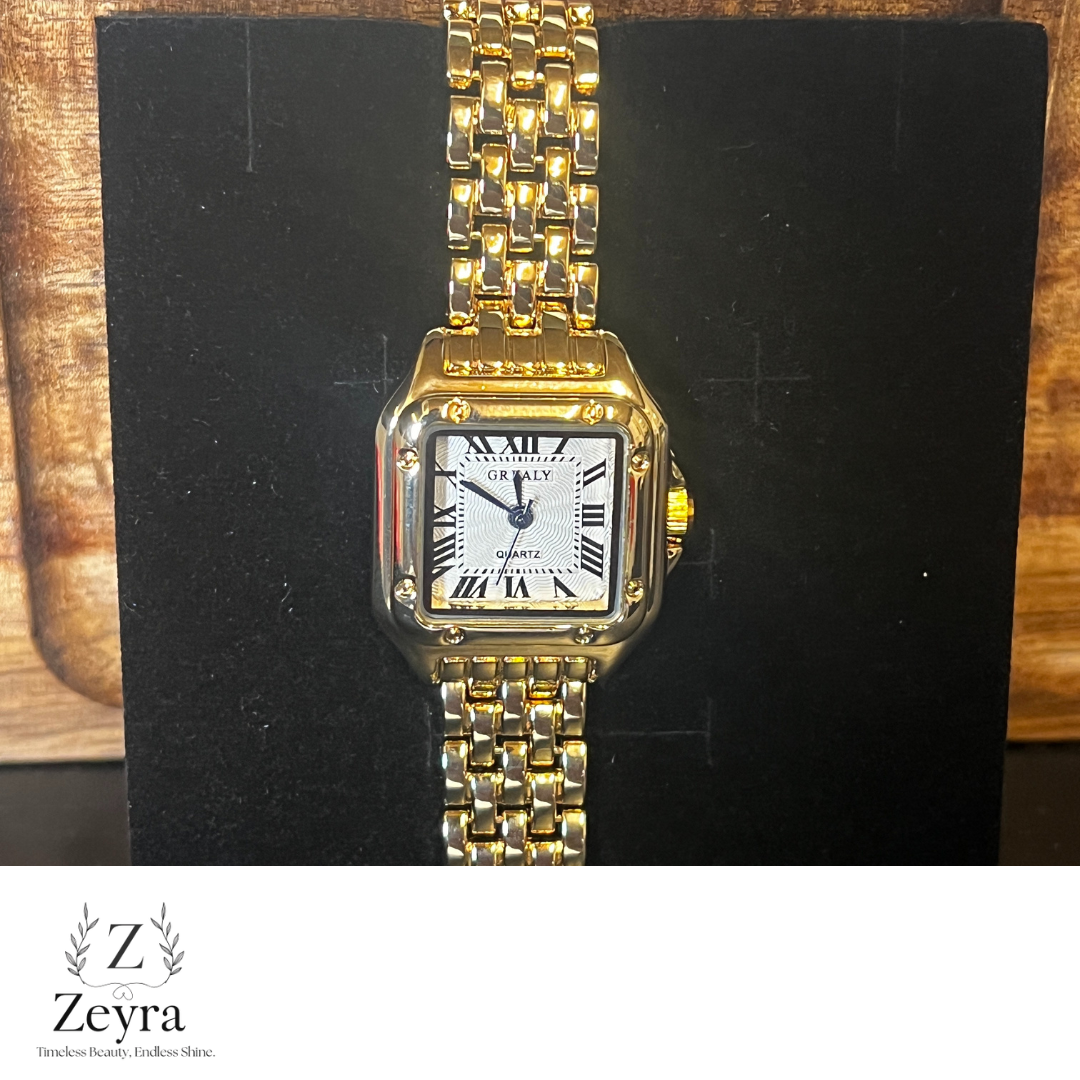 Zeyra Aurelia – Damenarmbanduhr mit Quarzwerk & römischen Ziffern | Elegant & stilvoll | Versand aus DE