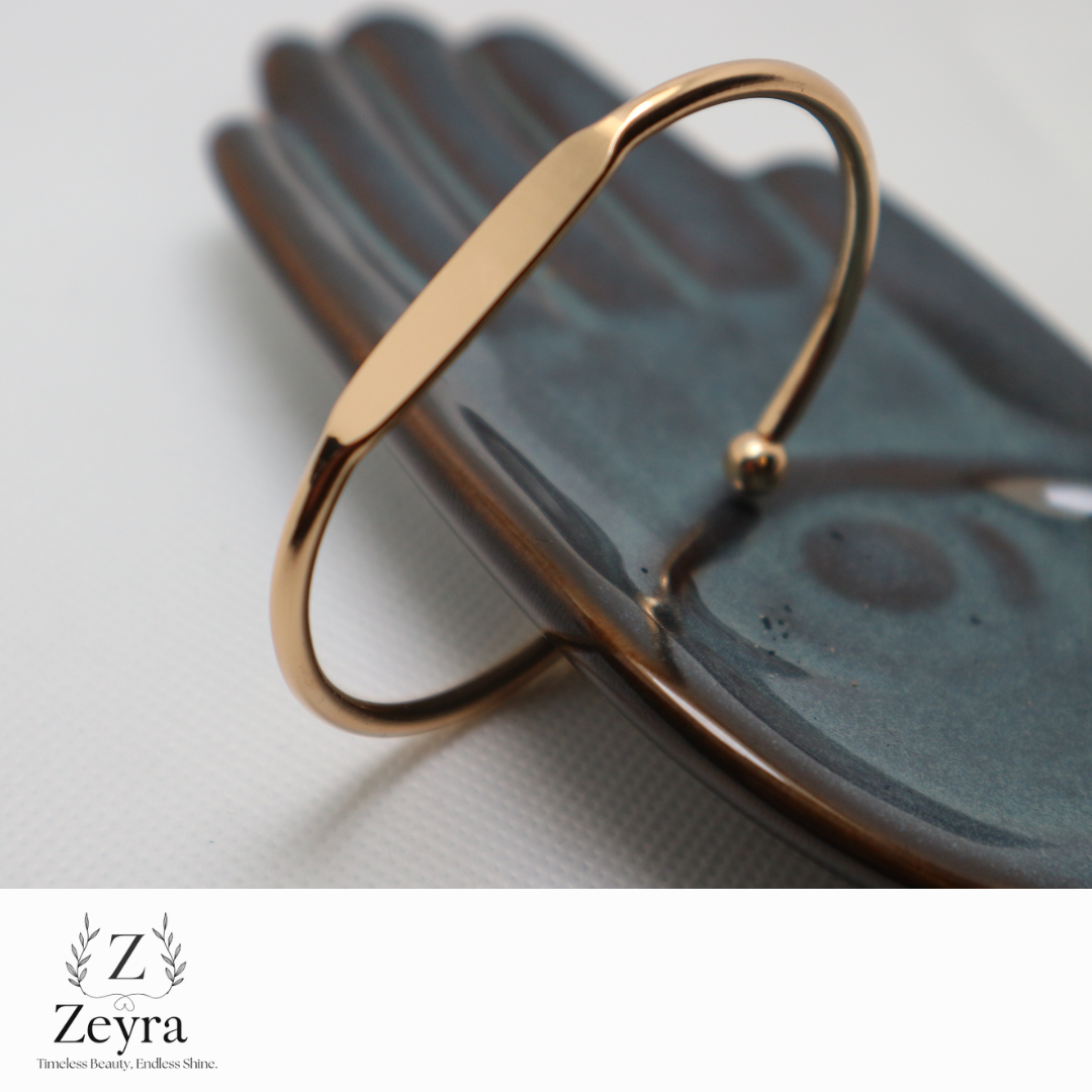 Zeyra Nova – Minimalistisches Armreif-Design in Roségold | Zeyra | Versand aus DE