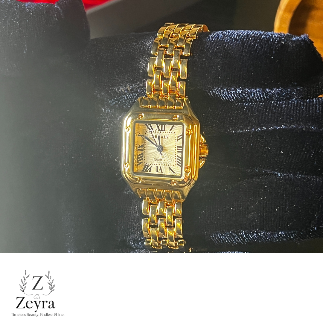 Zeyra Aurelia – Damenarmbanduhr mit Quarzwerk & römischen Ziffern | Elegant & stilvoll | Versand aus DE