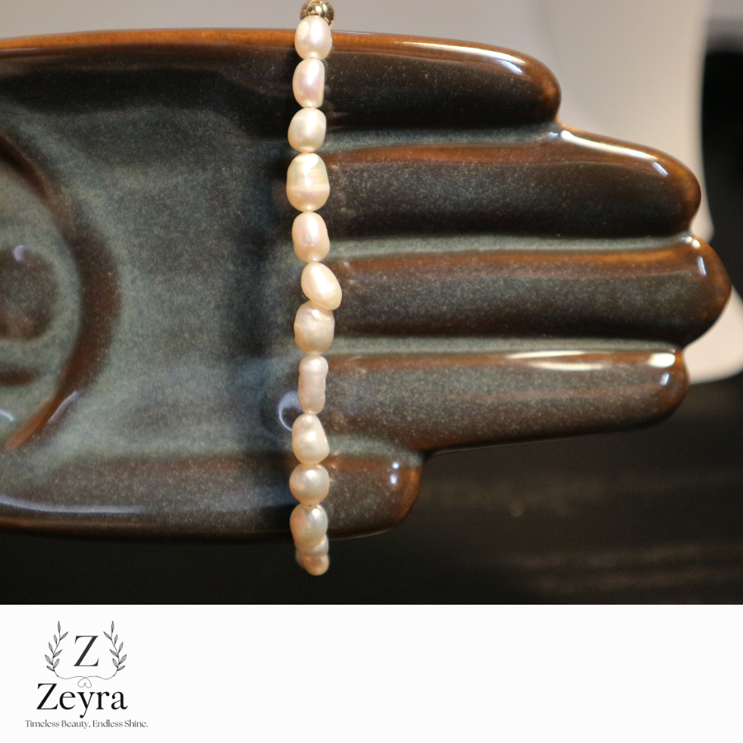 Zeyra Mira – Perlenarmband mit Goldhaken-Verschluss | Zeyra | Versand aus DE