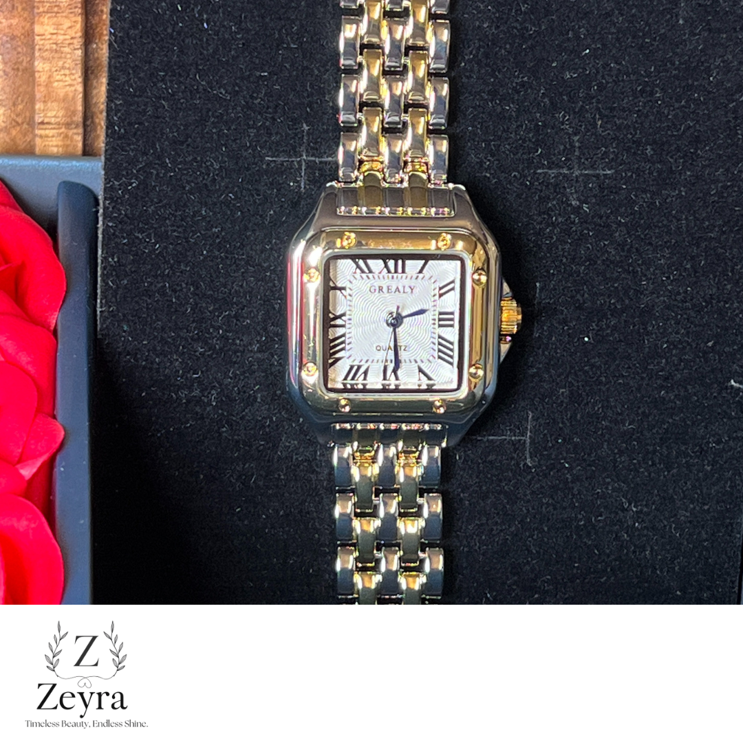 Zeyra Aurelia – Damenarmbanduhr mit Quarzwerk & römischen Ziffern | Elegant & stilvoll | Versand aus DE