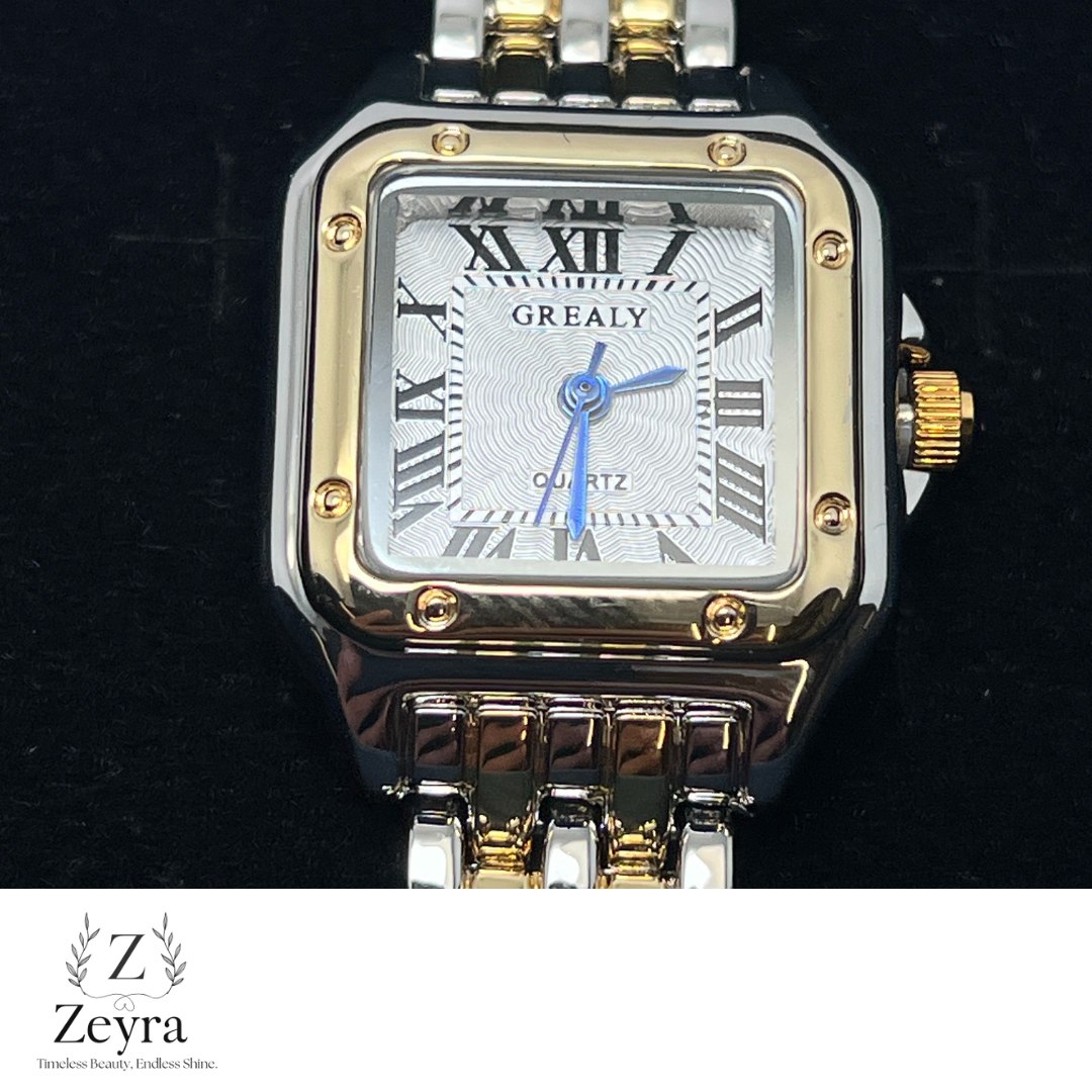 Zeyra Aurelia – Damenarmbanduhr mit Quarzwerk & römischen Ziffern | Elegant & stilvoll | Versand aus DE