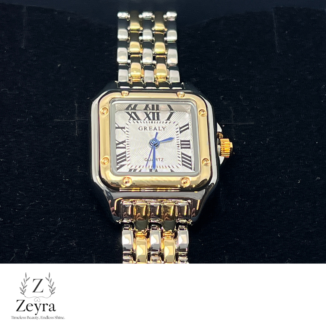 Zeyra Aurelia – Damenarmbanduhr mit Quarzwerk & römischen Ziffern | Elegant & stilvoll | Versand aus DE
