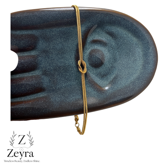 Infinity Bond – Verstellbares Edelstahl-Armband mit Knoten-Design, Erhältlich in Gold & Silber | Zeyra | Versand aus DE
