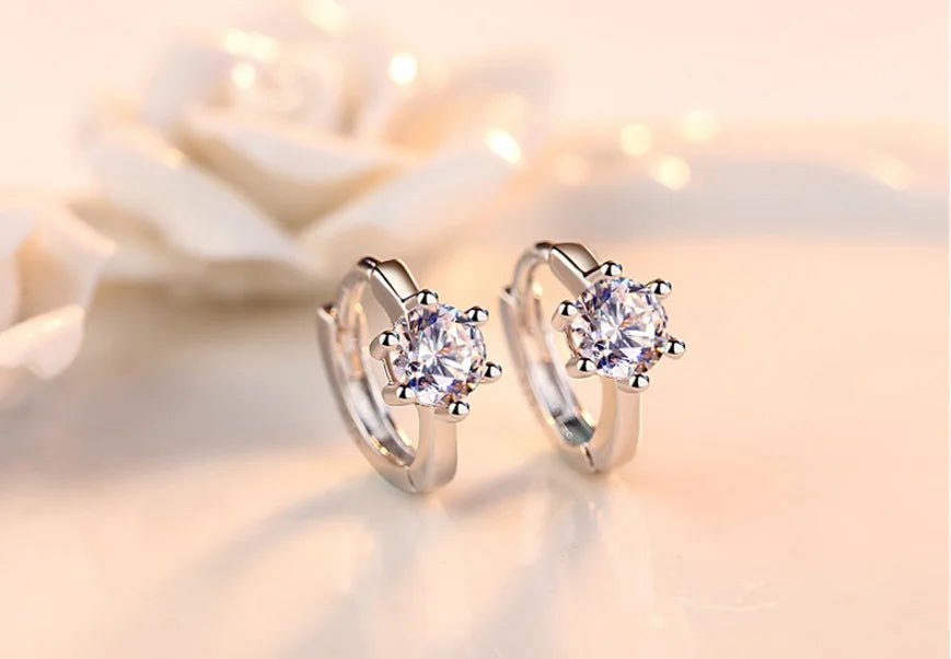 925 Sterling Silber Schmuckset Damen – 3-teilig mit AAAAA Zirkonia (Kette, Ohrringe, Ring) | Hochzeit & Verlobung | Zeyra | Versand aus D