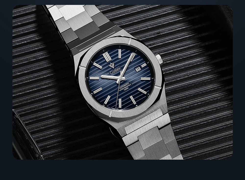 Cadisen Automatik Taucheruhr – Retro Luxury Diver, MIYOTA 8215, 100M wasserdicht, Saphirglas | Zeyra | Versand aus D