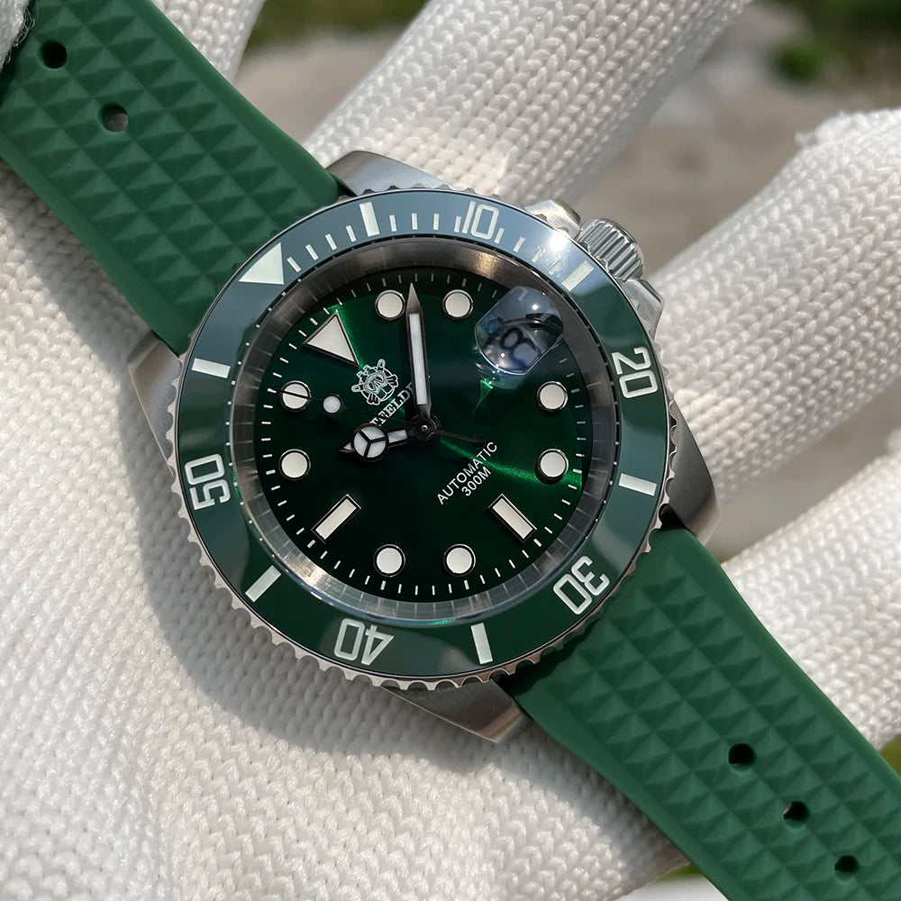 Steeldive SD1953 – Automatische Taucheruhr 41mm mit Keramik-Lünette & 30ATM Wasserdichte | Zeyra | Versand aus D