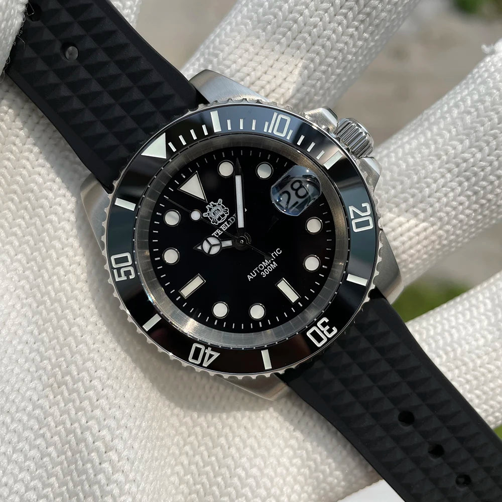 Steeldive SD1953 – Automatische Taucheruhr 41mm mit Keramik-Lünette & 30ATM Wasserdichte | Zeyra | Versand aus D