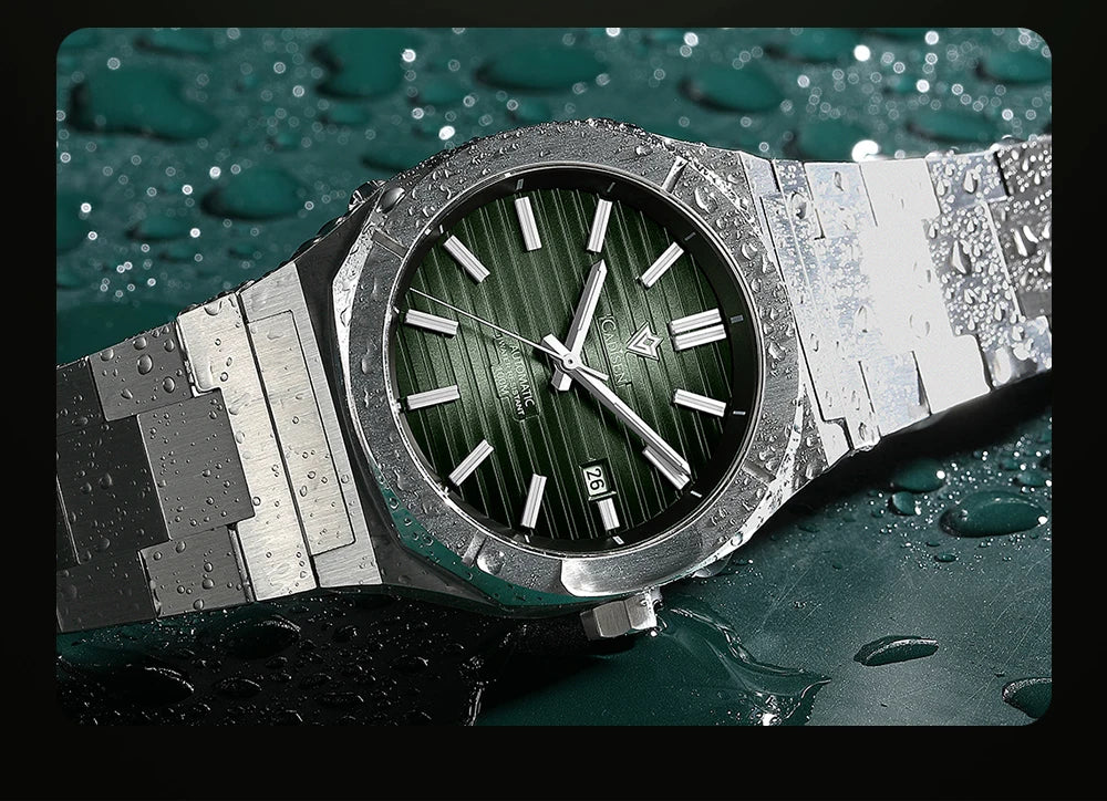 Cadisen Automatik Taucheruhr – Retro Luxury Diver, MIYOTA 8215, 100M wasserdicht, Saphirglas | Zeyra | Versand aus D