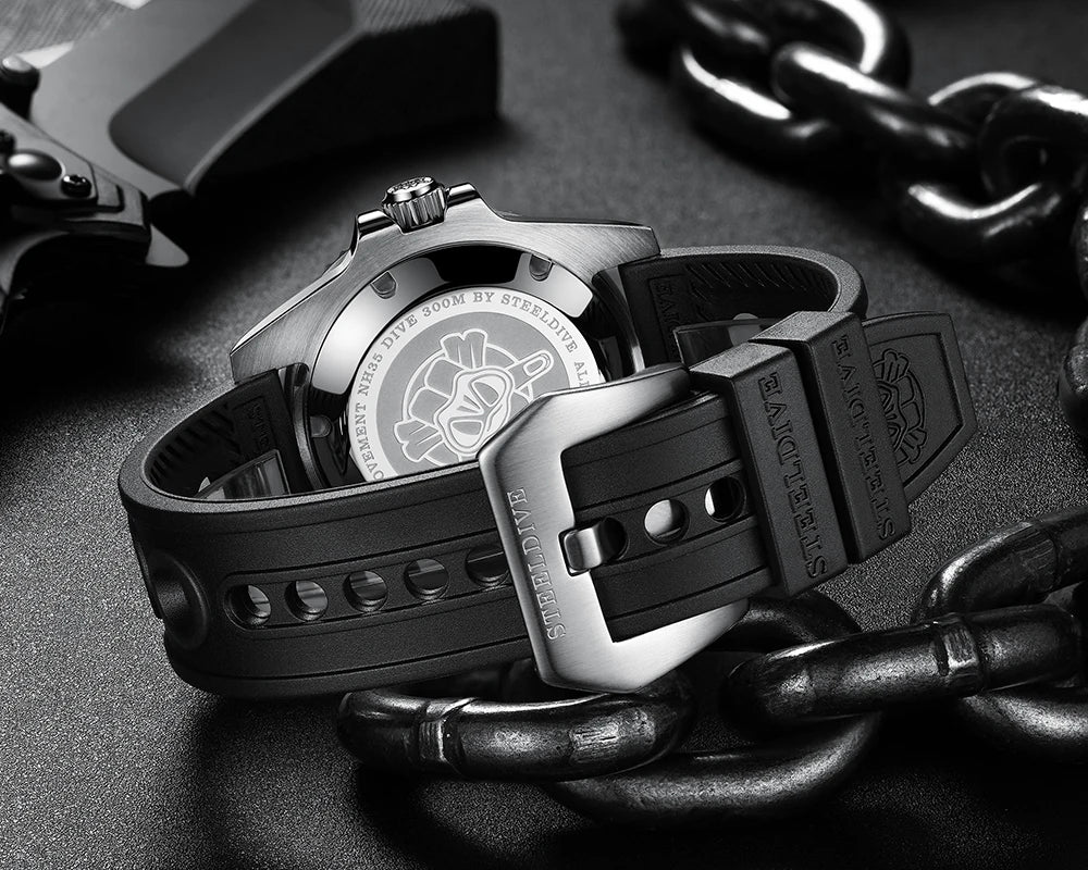 Steeldive SD1953 – Automatische Taucheruhr 41mm mit Keramik-Lünette & 30ATM Wasserdichte | Zeyra | Versand aus D