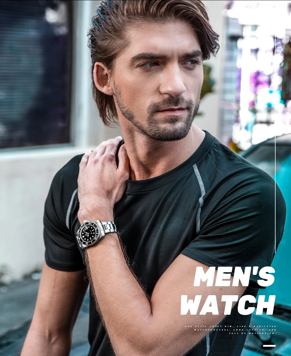 ADDIESDIVE Herren Edelstahl Uhr – Business & Sport Chronograph | Waterproof Quartz Watch | Zeyra® | Luxus für Alltag & Freizeit