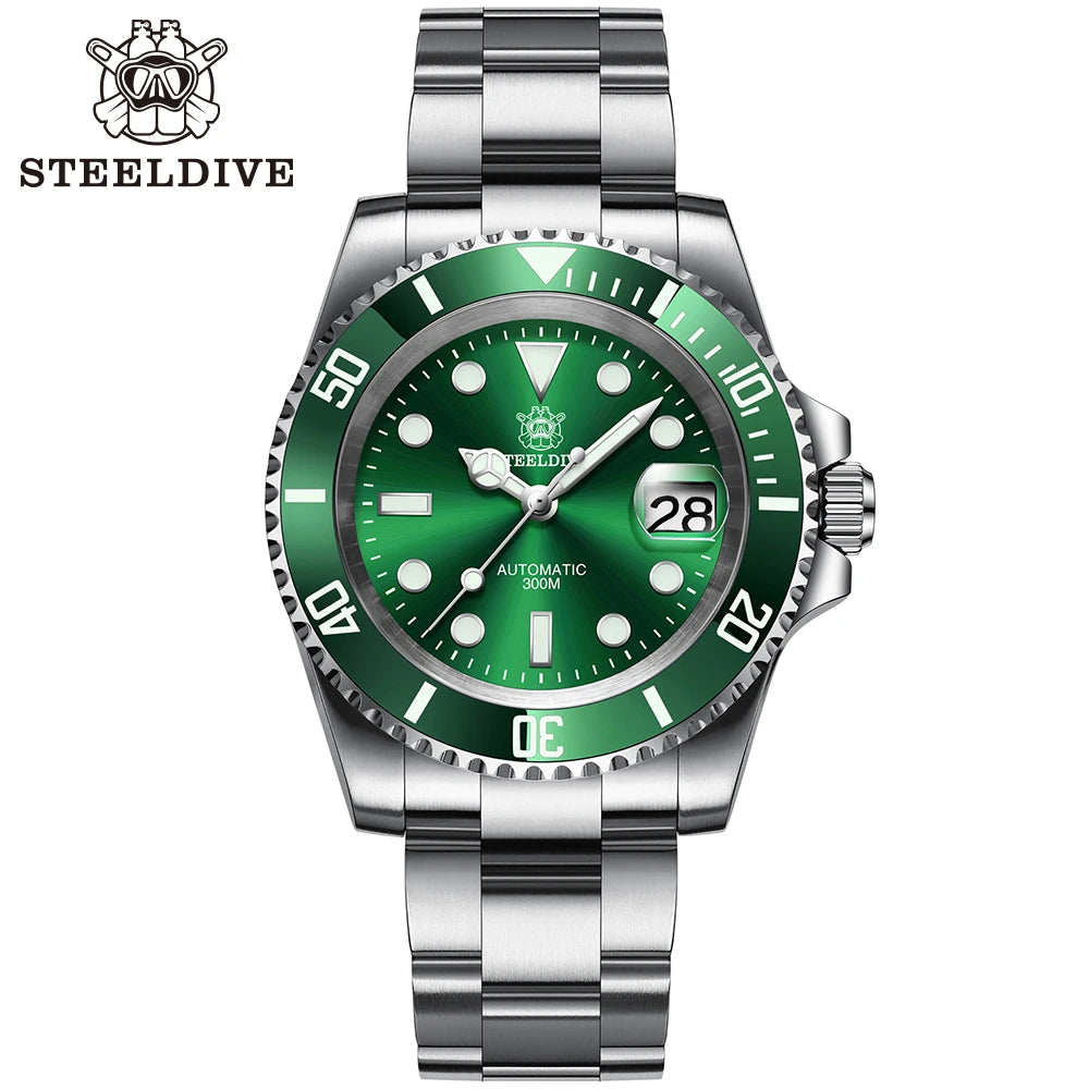 Steeldive SD1953 – Automatische Taucheruhr 41mm mit Keramik-Lünette & 30ATM Wasserdichte | Zeyra | Versand aus D