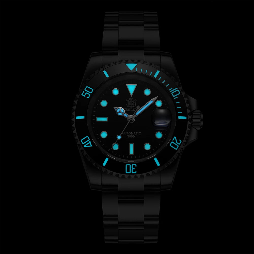 Steeldive SD1953 – Automatische Taucheruhr 41mm mit Keramik-Lünette & 30ATM Wasserdichte | Zeyra | Versand aus D