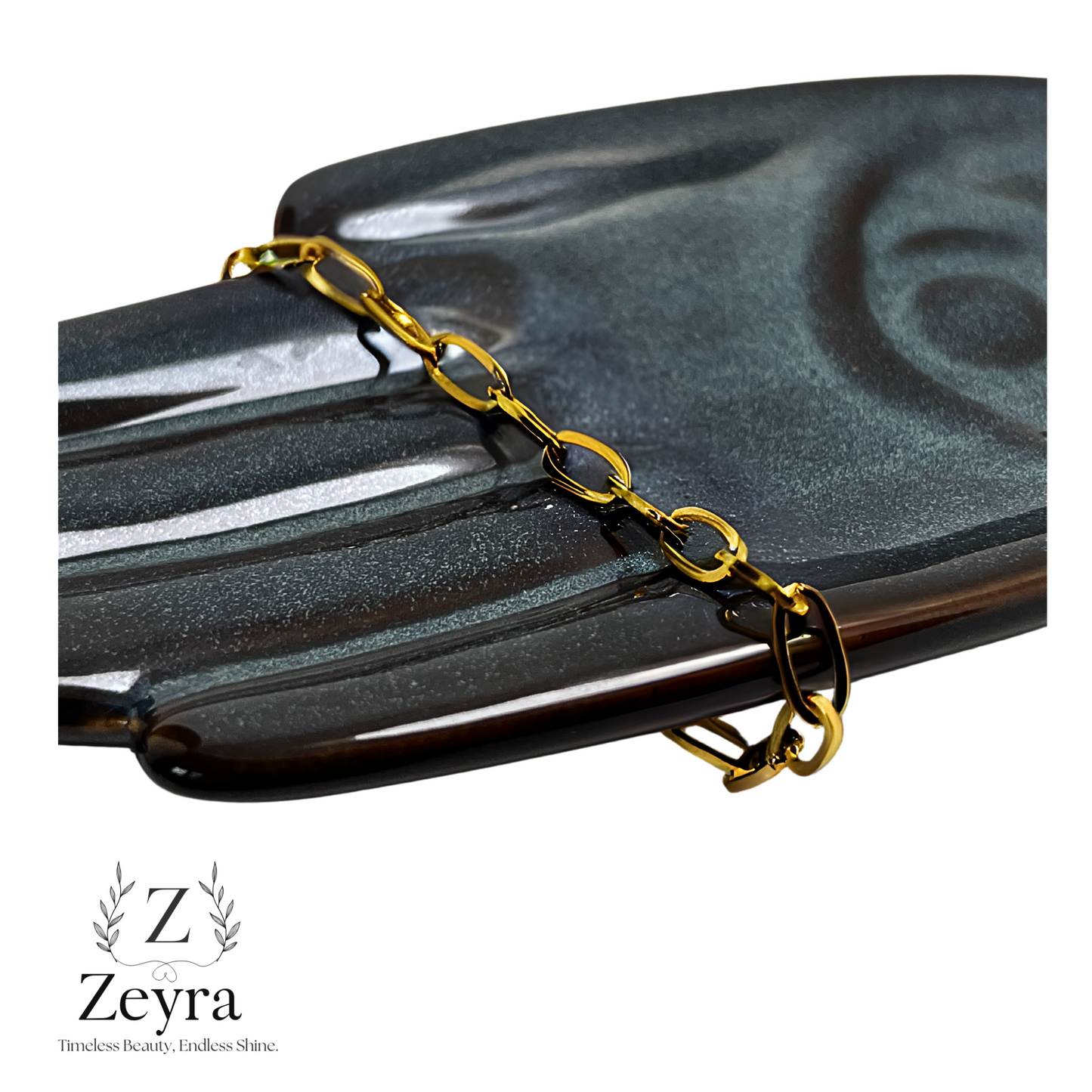 Bold Chain – Vergoldetes Gliederarmband aus Edelstahl, Verstellbar & Zeitlos | Zeyra | Versand aus DE