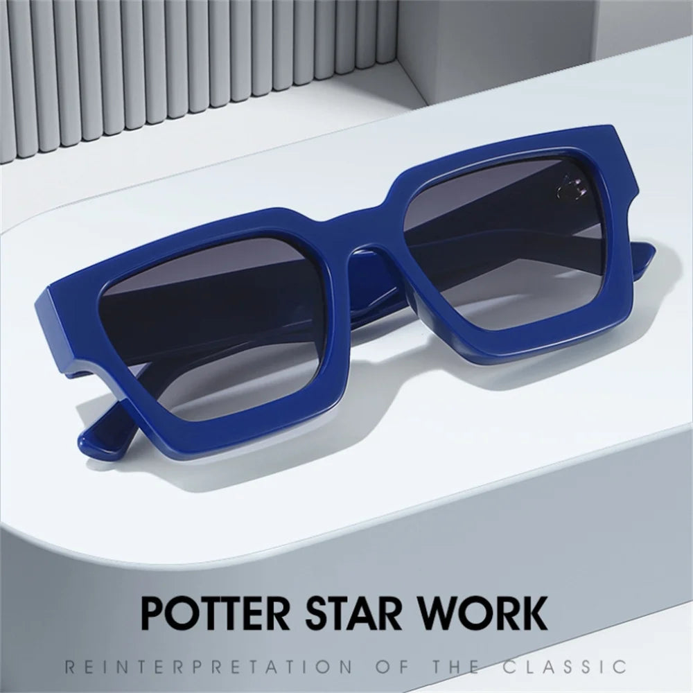 KLASSNUM 2025 Designer Sonnenbrille – Quadratischer Rahmen, Retro Trend, UV400 Schutz, Unisex | Zeyra | Versand aus D