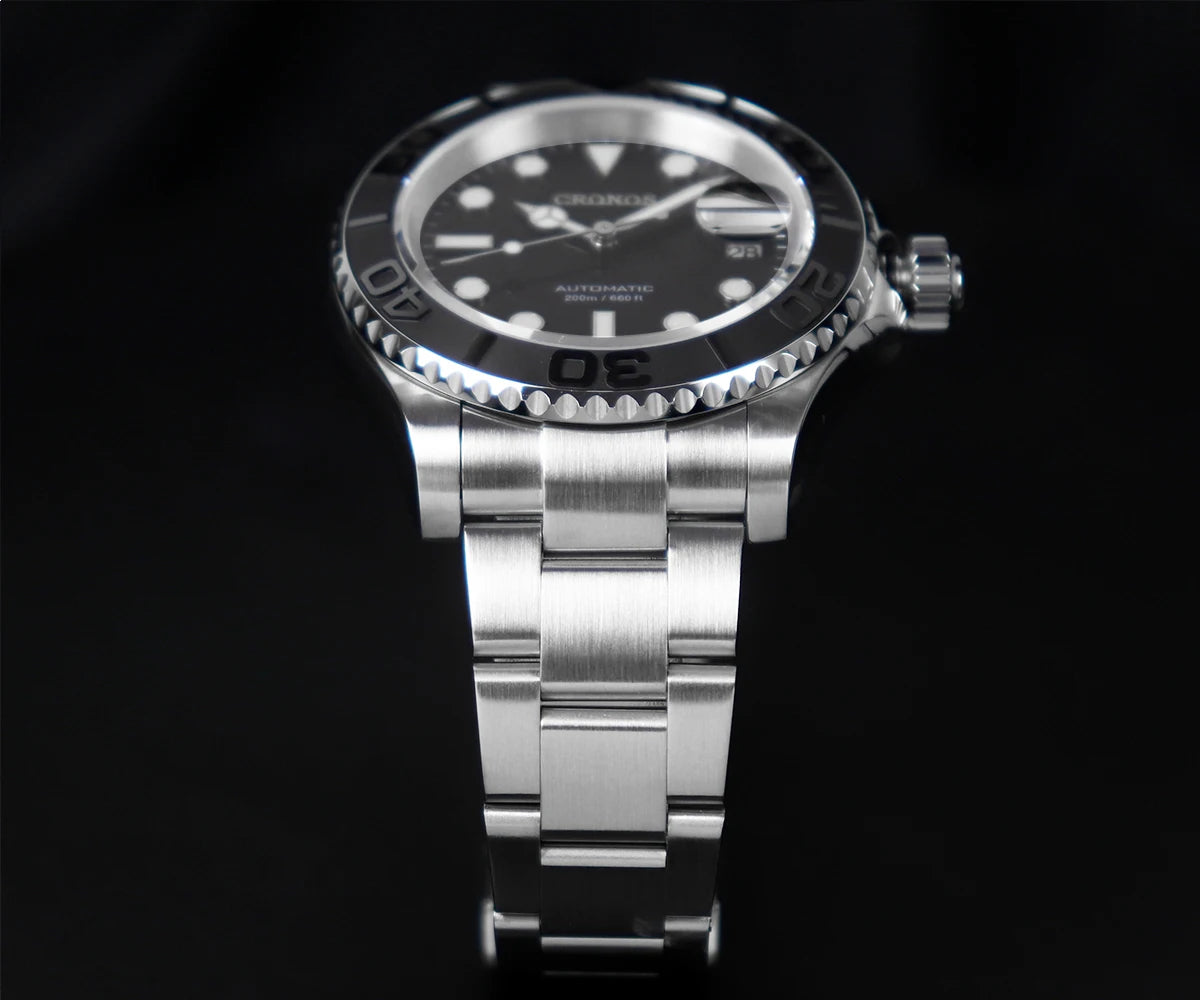 Cronos Sub Diver Automatik Herrenuhr – PT5000, Edelstahl, Keramiklünette, 200M wasserdicht | Zeyra | Versand aus D