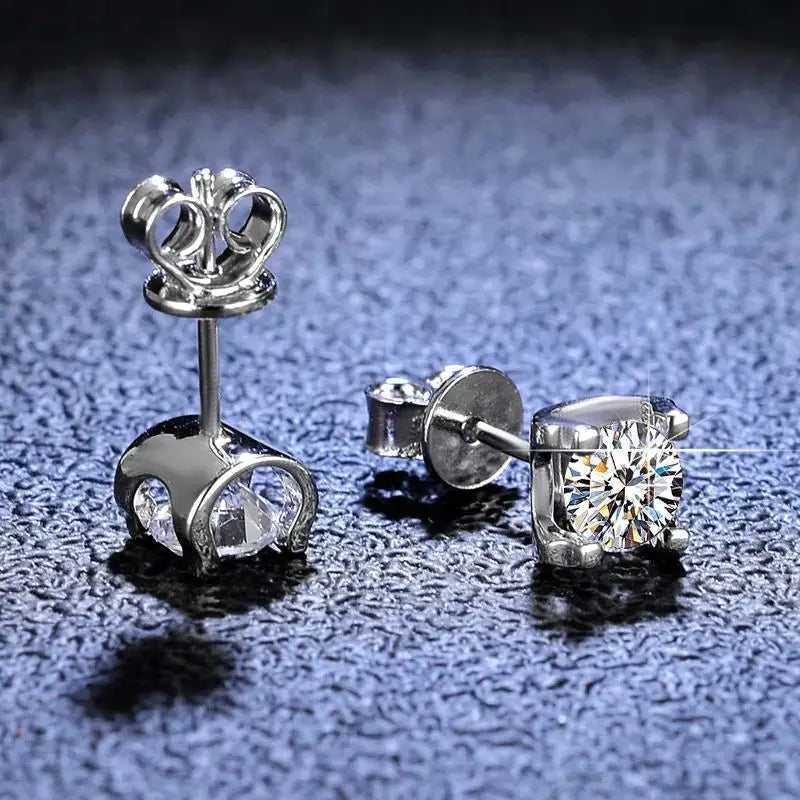 Moissanite Schmuckset Damen – 3ct D Color, 925 Sterling Silber (Ohrringe & Halskette) | Hochzeit & Verlobung | Zeyra | Versand aus D