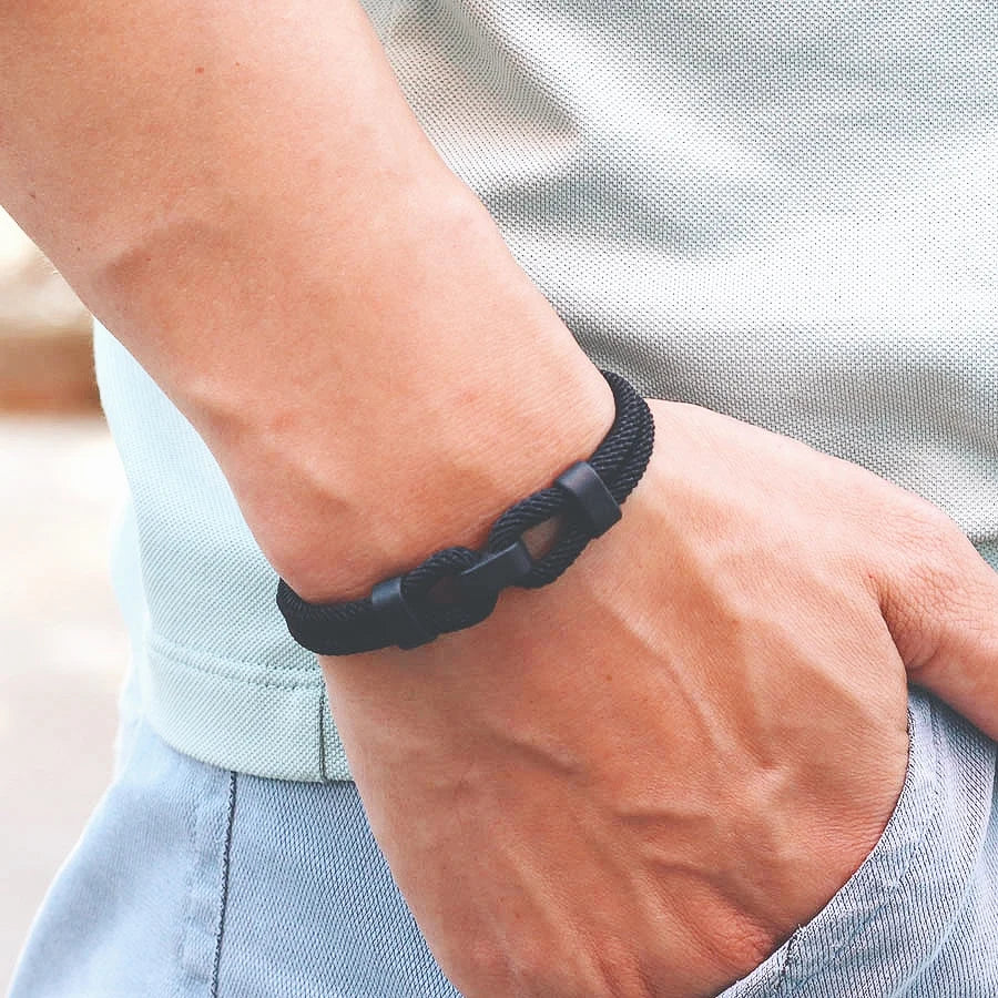 Herren Rope Armband – Geflochtenes 4mm Milan Seilarmband, 6 Farben, Casual & Maskulin | Zeyra | Versand aus D