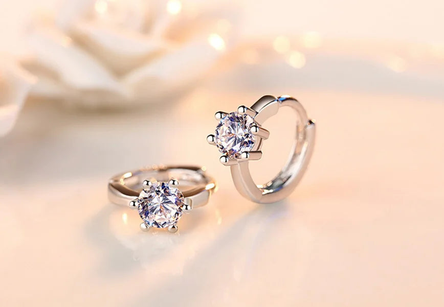 925 Sterling Silber Schmuckset Damen – 3-teilig mit AAAAA Zirkonia (Kette, Ohrringe, Ring) | Hochzeit & Verlobung | Zeyra | Versand aus D