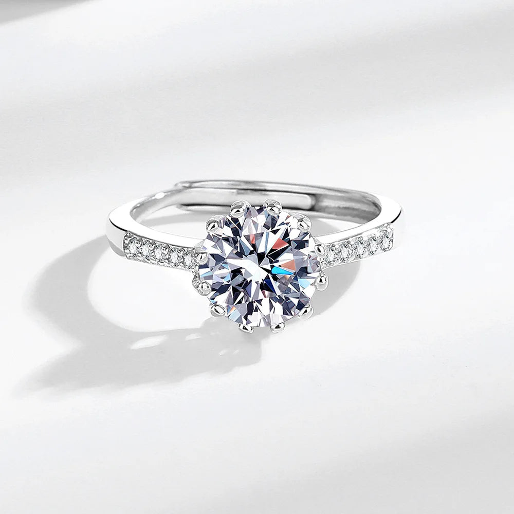 925 Sterling Silber Schmuckset Damen – Herz Design mit Zirkonia, 3-teilig (Ring, Ohrringe, Halskette) | Zeyra | Versand aus D