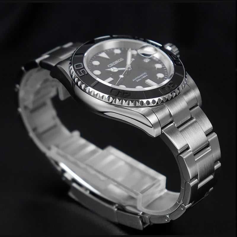 Cronos Sub Diver Automatik Herrenuhr – PT5000, Edelstahl, Keramiklünette, 200M wasserdicht | Zeyra | Versand aus D