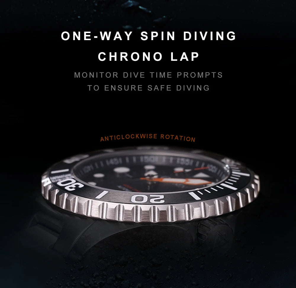 Cadisen Aqua Diver 2024 – Luxus-Automatik Herrenuhr, NH35A, 100M wasserdicht, Luminous | Zeyra | Versand aus D