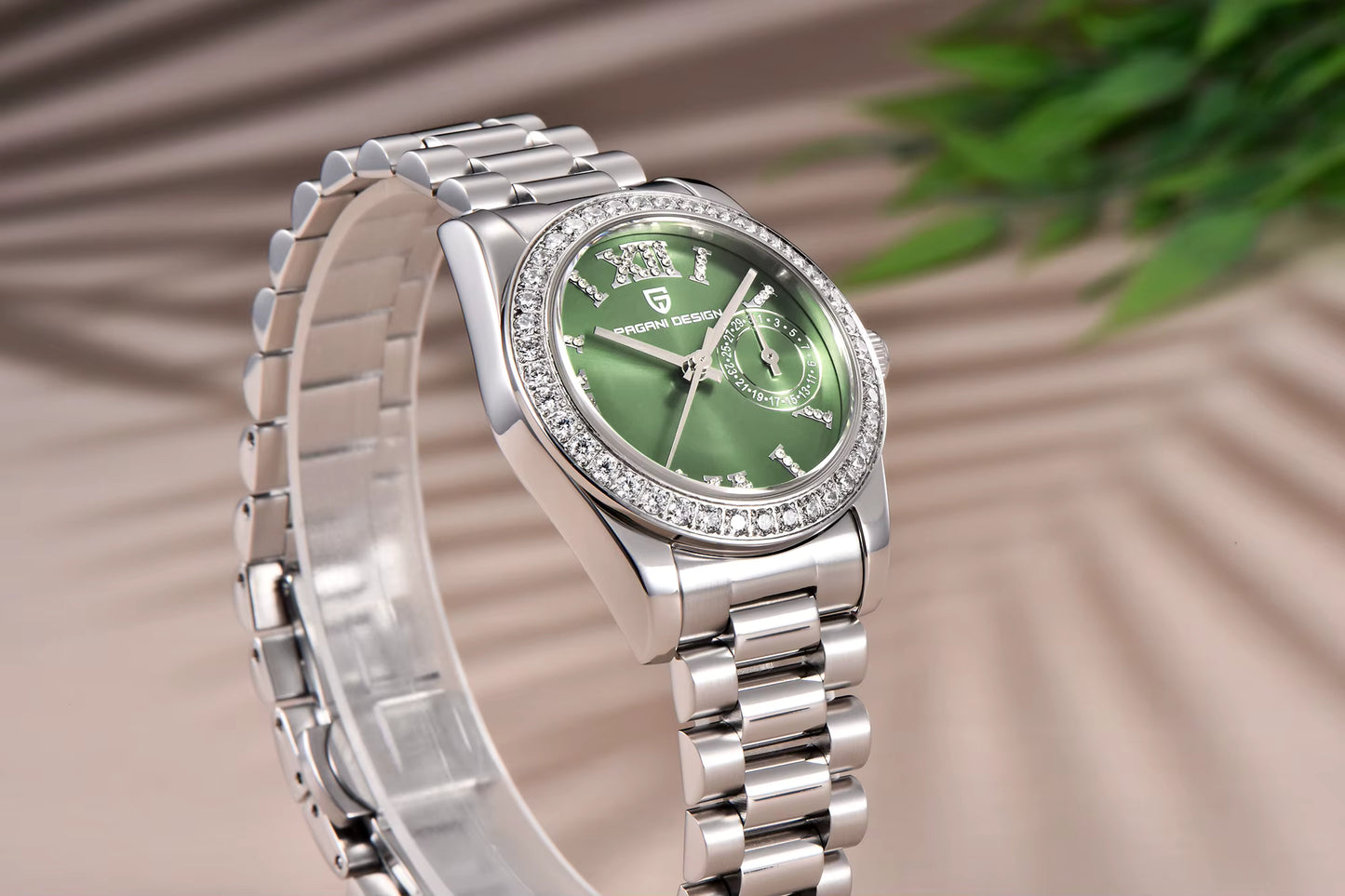 PAGANI DESIGN 2024 Damen Armbanduhr – 32 mm Luxus Quarzuhr | Elegant, Wasserdicht & Saphirglas | Zeyra® | Versand aus DE