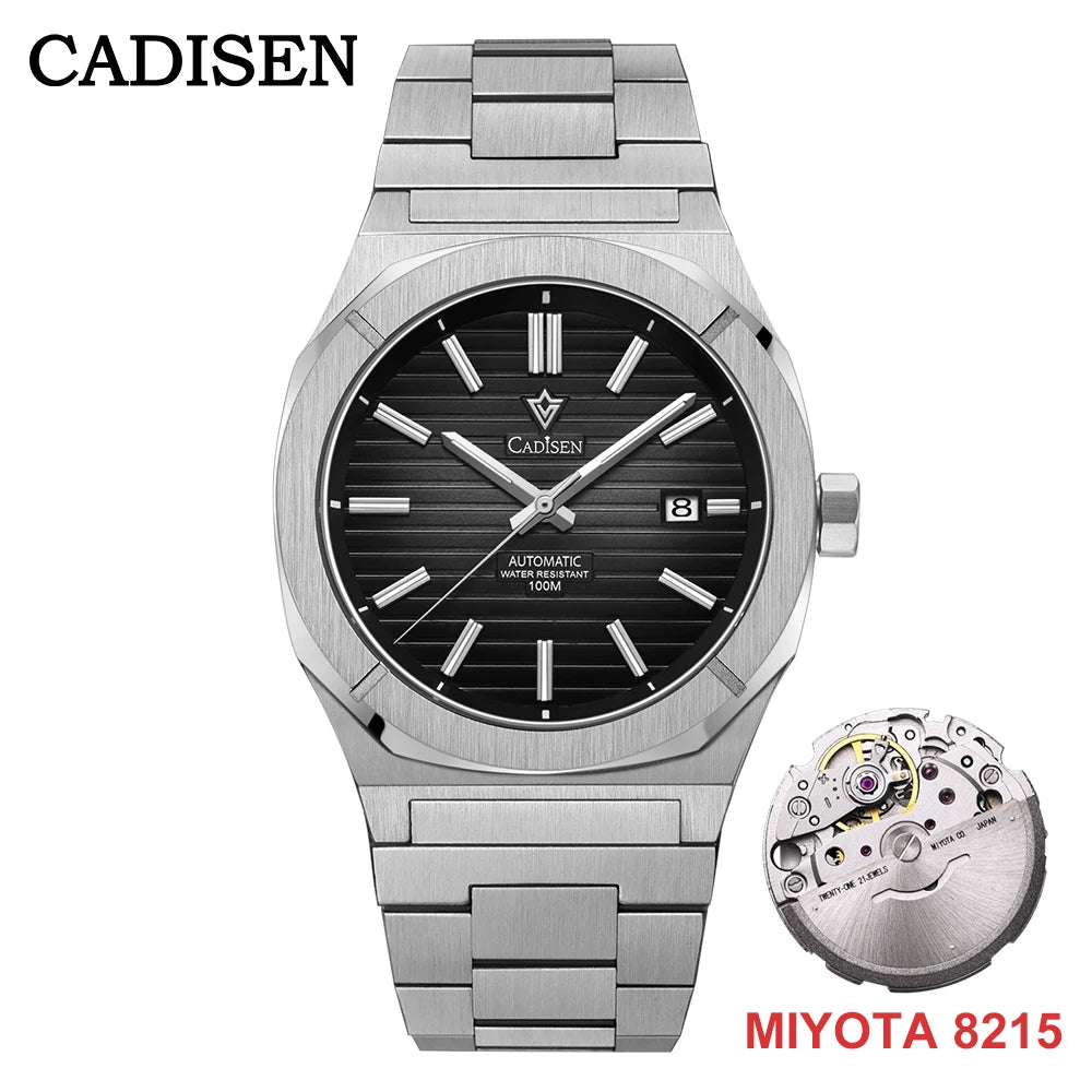 Cadisen Automatik Taucheruhr – Retro Luxury Diver, MIYOTA 8215, 100M wasserdicht, Saphirglas | Zeyra | Versand aus D
