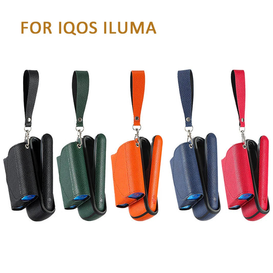 IQOS ILUMA Lederetui 3-in-1 – Schutzhülle mit Seitenfach & Aufbewahrung | RUORUO | Zeyra | Versand aus D