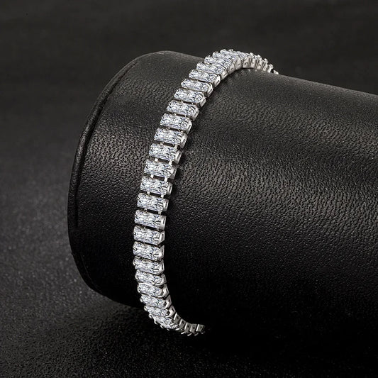 925 Sterling Silber Armband – Elegantes Damenarmband mit Zirkonia, 18cm | Zeyra | Versand aus D