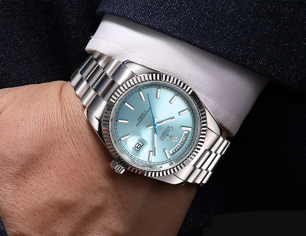 Cadisen DD40 Automatik Herrenuhr – Luxusdesign, MIYOTA 8285, AR-Saphirglas, 100M wasserdicht | Zeyra | Versand aus D