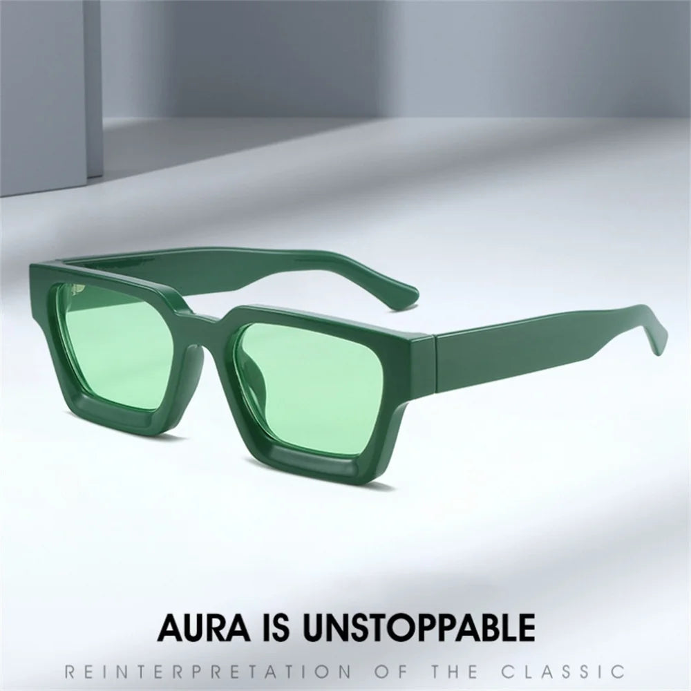 KLASSNUM 2025 Designer Sonnenbrille – Quadratischer Rahmen, Retro Trend, UV400 Schutz, Unisex | Zeyra | Versand aus D