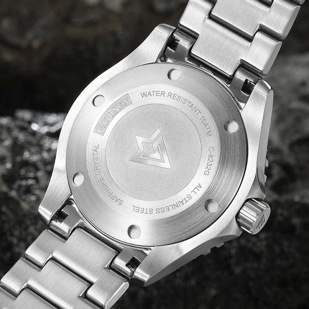 Cadisen Aqua Diver 2024 – Luxus-Automatik Herrenuhr, NH35A, 100M wasserdicht, Luminous | Zeyra | Versand aus D