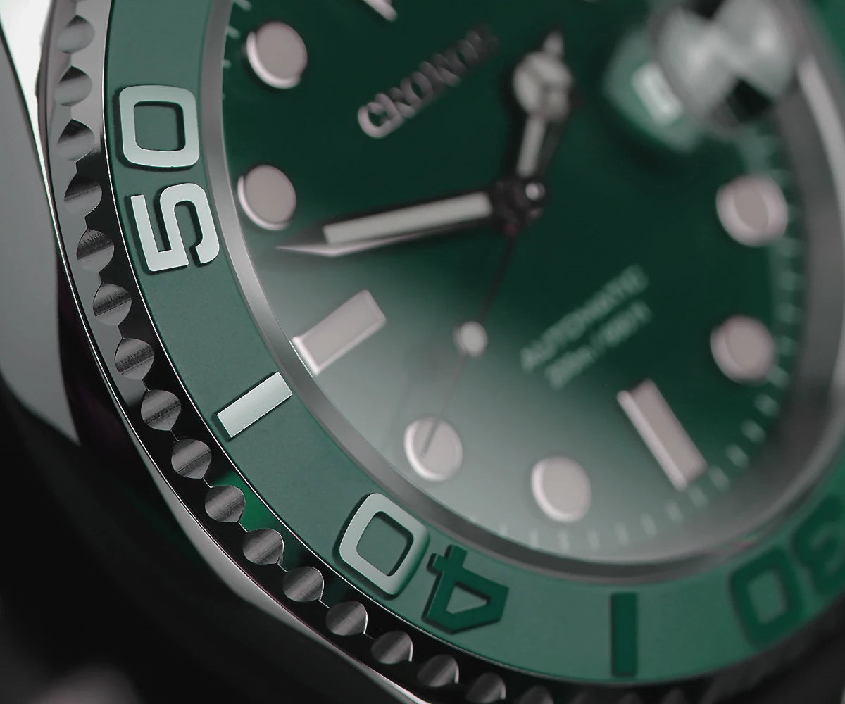 Cronos Sub Diver Automatik Herrenuhr – PT5000, Edelstahl, Keramiklünette, 200M wasserdicht | Zeyra | Versand aus D