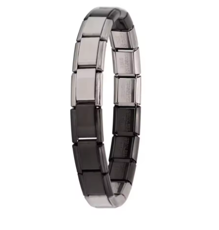 Italienisches Elastik-Armband – 9 mm Edelstahl Charm Bracelet für Damen | Modischer Stretch-Bangle | Zeyra® | Versand aus DE