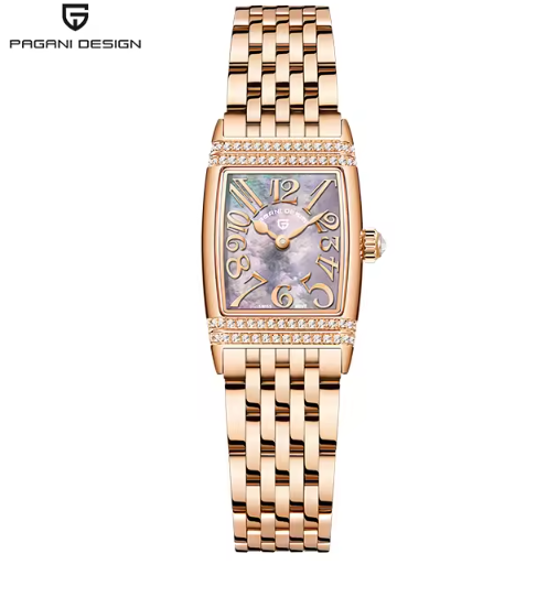 Pagani Design Damenarmbanduhr – Luxus Quarzuhr mit Saphirglas | Edelstahl & Wasserdicht bis 50 m | Elegantes Accessoire für stilvolle Frauen | Zeyra® Edition