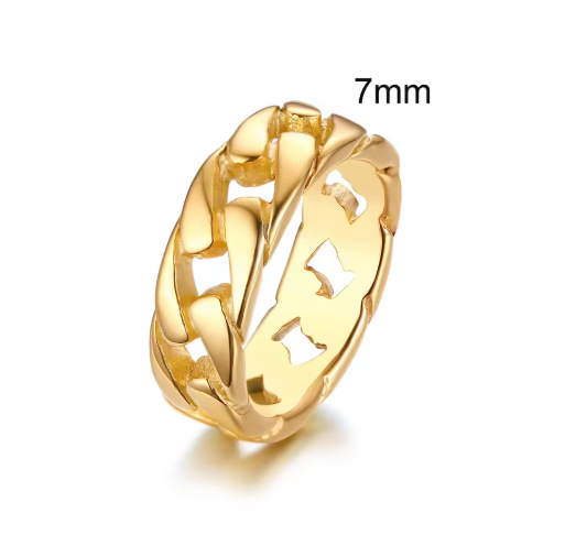 Zeyra® Herren-Siegelring – Schwarzer Onyx Look | Punk Gold Plated Square Signet Ring | Statement-Daumenring für Männer | Versand aus DE