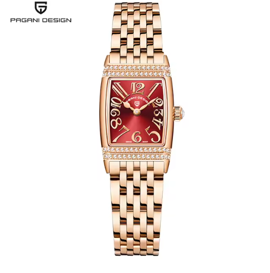 Pagani Design Damenarmbanduhr – Luxus Quarzuhr mit Saphirglas | Edelstahl & Wasserdicht bis 50 m | Elegantes Accessoire für stilvolle Frauen | Zeyra® Edition
