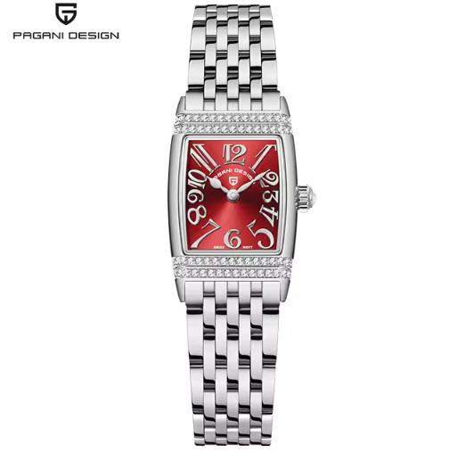 Pagani Design Damenarmbanduhr – Luxus Quarzuhr mit Saphirglas | Edelstahl & Wasserdicht bis 50 m | Elegantes Accessoire für stilvolle Frauen | Zeyra® Edition