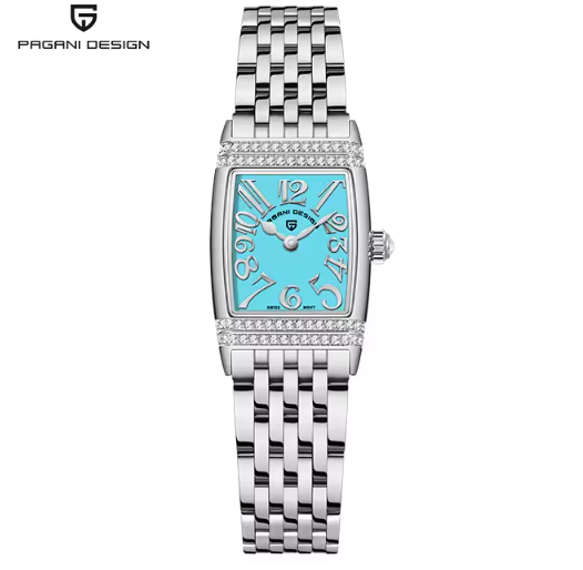 Pagani Design Damenarmbanduhr – Luxus Quarzuhr mit Saphirglas | Edelstahl & Wasserdicht bis 50 m | Elegantes Accessoire für stilvolle Frauen | Zeyra® Edition