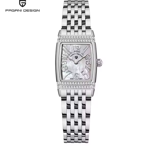 Pagani Design Damenarmbanduhr – Luxus Quarzuhr mit Saphirglas | Edelstahl & Wasserdicht bis 50 m | Elegantes Accessoire für stilvolle Frauen | Zeyra® Edition