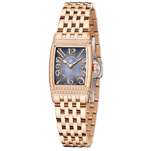 Pagani Design Damenarmbanduhr – Luxus Quarzuhr mit Saphirglas | Edelstahl & Wasserdicht bis 50 m | Elegantes Accessoire für stilvolle Frauen | Zeyra® Edition