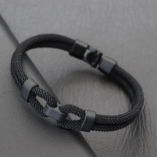 Herren Rope Armband – Geflochtenes 4mm Milan Seilarmband, 6 Farben, Casual & Maskulin | Zeyra | Versand aus D