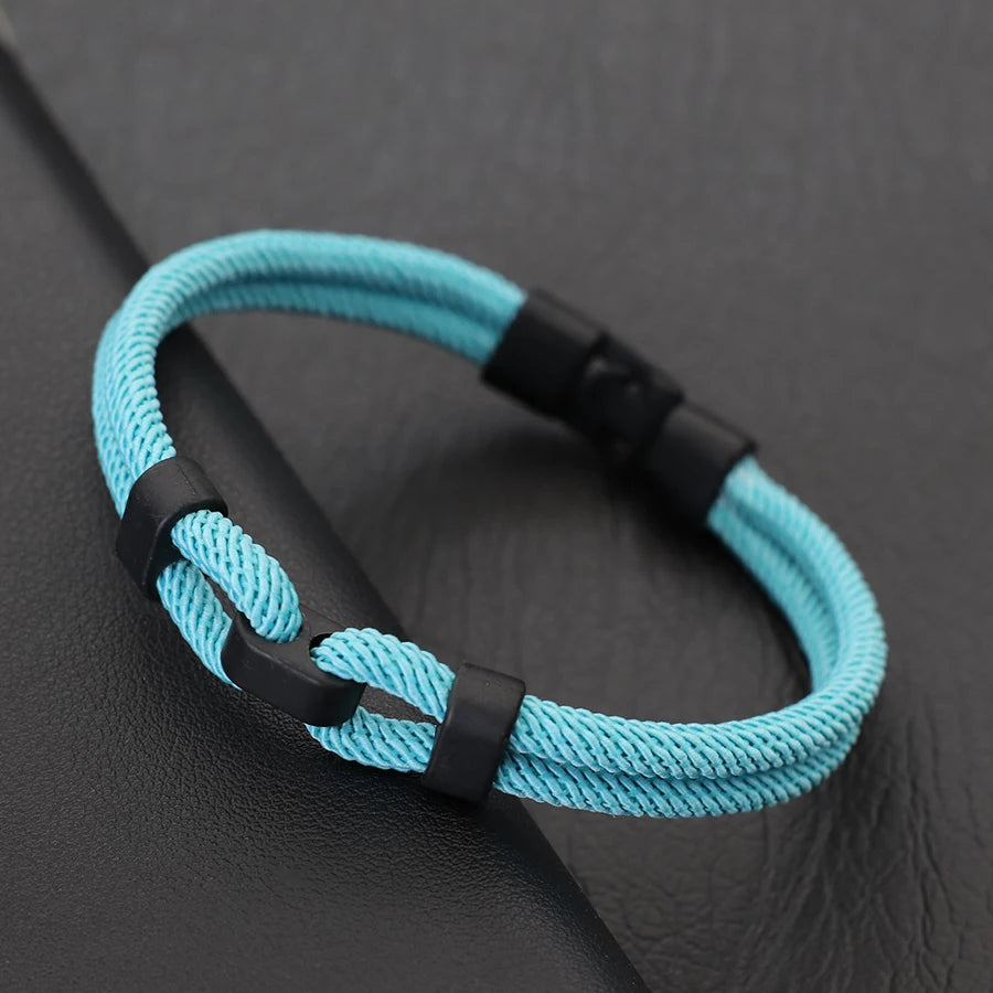 Herren Rope Armband – Geflochtenes 4mm Milan Seilarmband, 6 Farben, Casual & Maskulin | Zeyra | Versand aus D