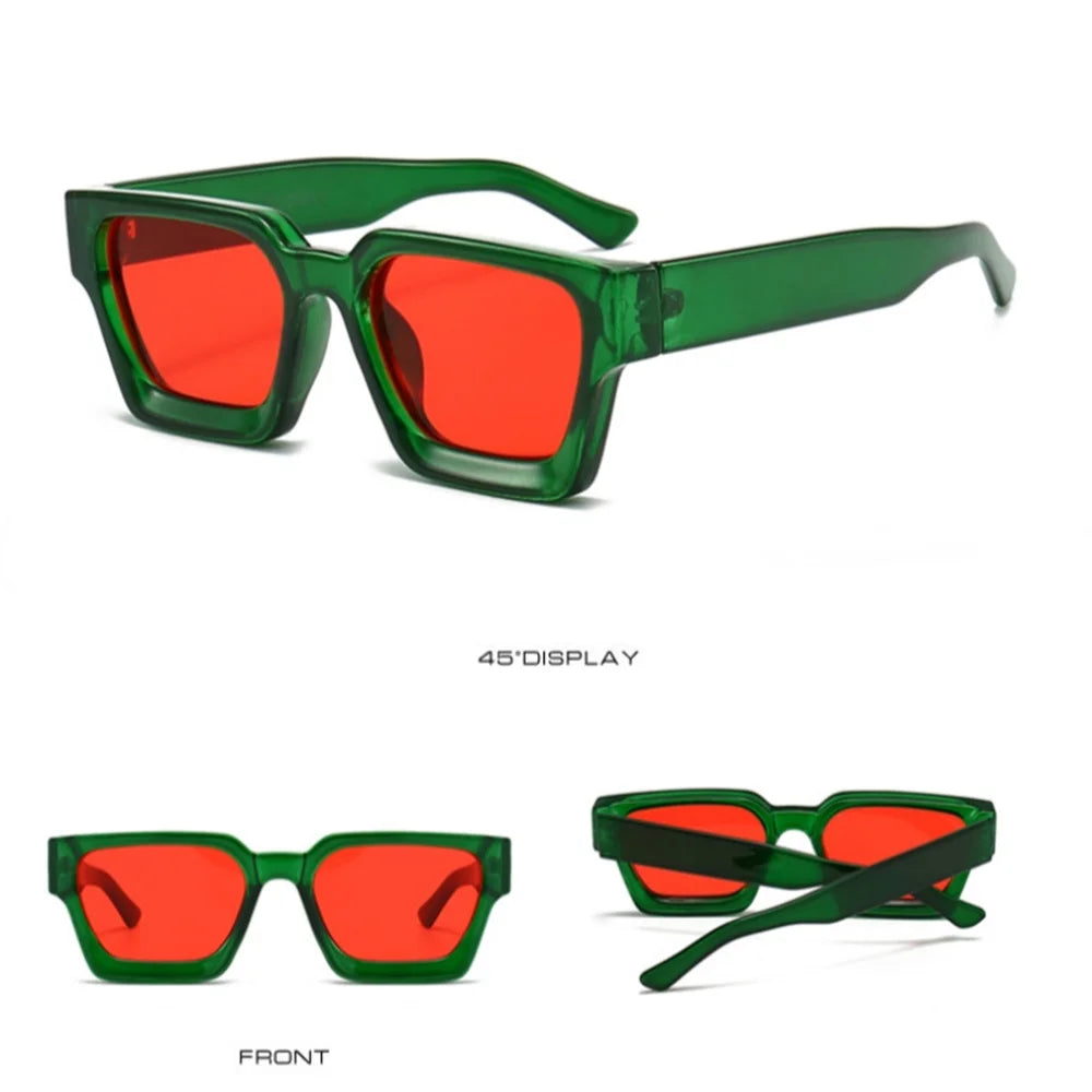 KLASSNUM 2025 Designer Sonnenbrille – Quadratischer Rahmen, Retro Trend, UV400 Schutz, Unisex | Zeyra | Versand aus D