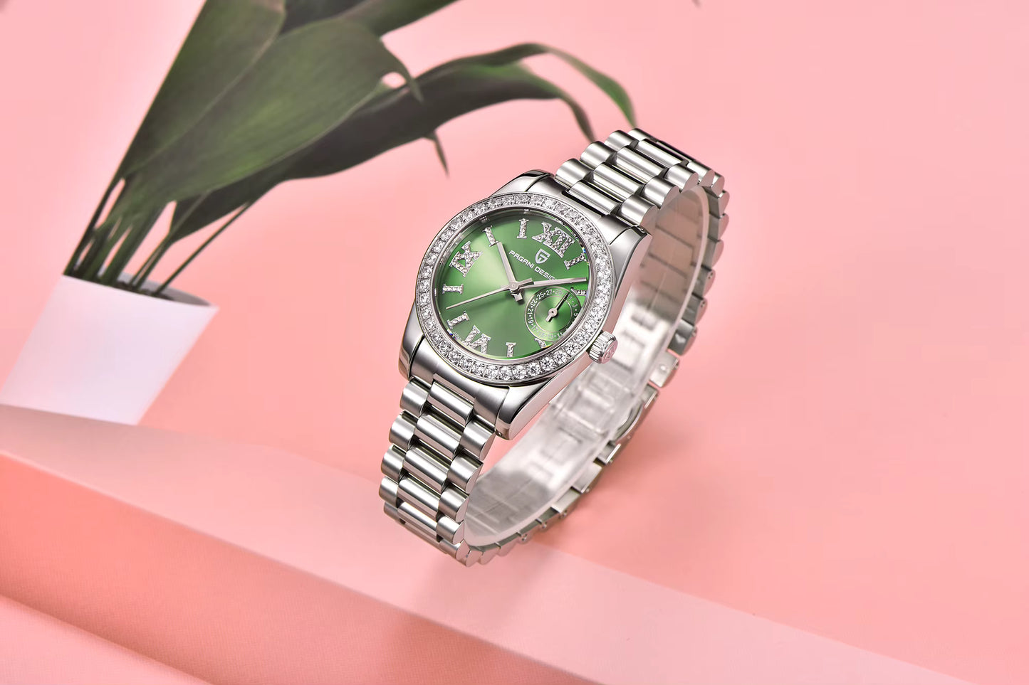 PAGANI DESIGN 2024 Damen Armbanduhr – 32 mm Luxus Quarzuhr | Elegant, Wasserdicht & Saphirglas | Zeyra® | Versand aus DE