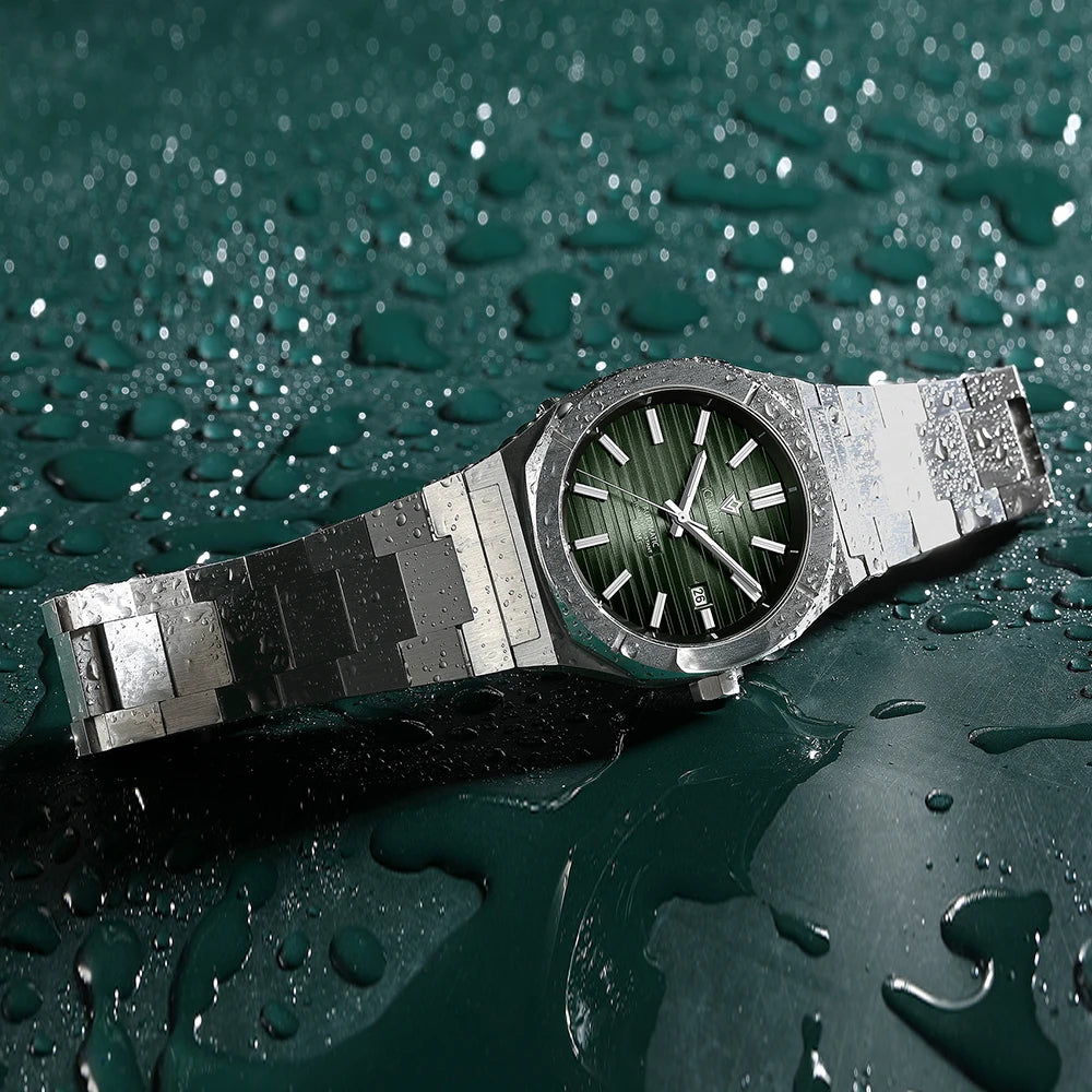 Cadisen Automatik Taucheruhr – Retro Luxury Diver, MIYOTA 8215, 100M wasserdicht, Saphirglas | Zeyra | Versand aus D